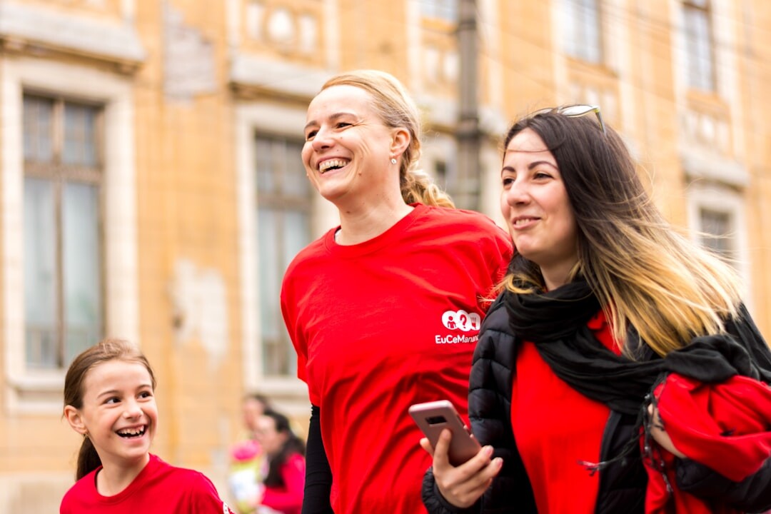 woman running in marathon